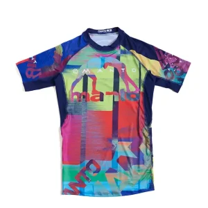 Vibrant Manto Neon Abstract Rashguard