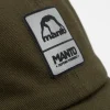 Manto Pulse Cap in black color resting on a white background