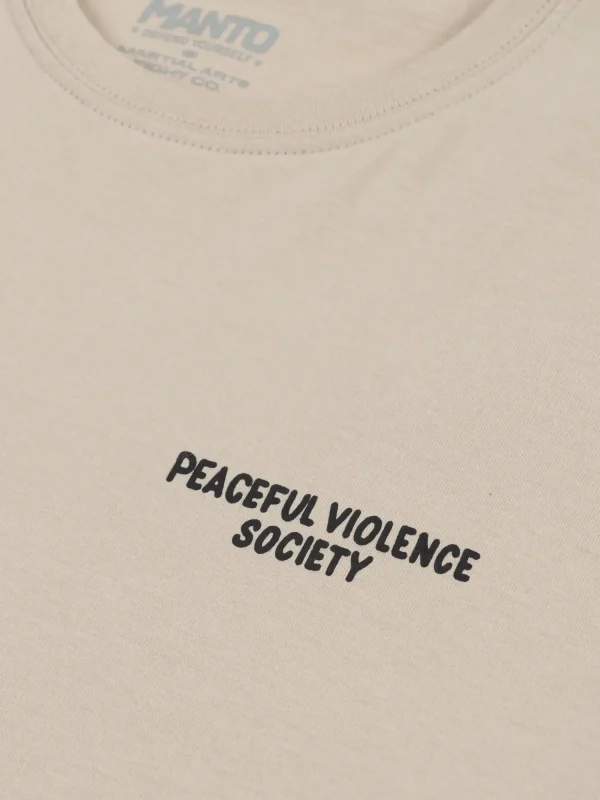 Black Manto Society 25 T-shirt with distinct graphic design