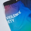 Brightly colored Manto Society Gradient Fight Shorts