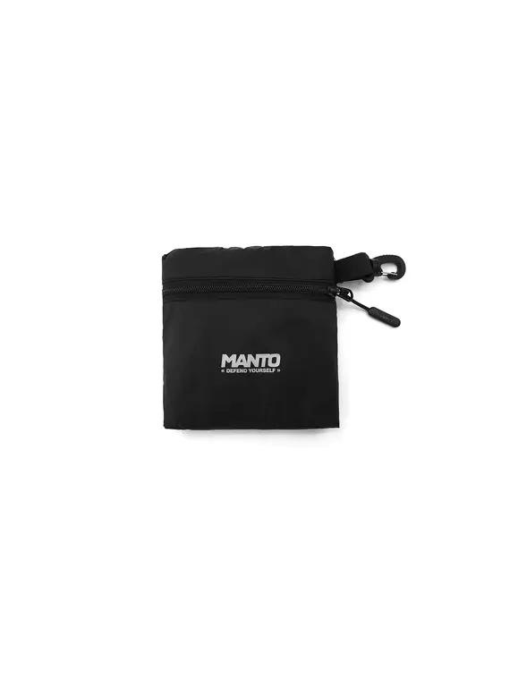 Manto Society Packable Lightweight Backpack Black 1 Manto Society Packable Lightweight Backpack in a forest setting