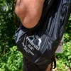 Manto Society Packable Lightweight Backpack Black 2 Stylish Manto Society Packable Lightweight Backpack in an urban setting