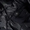 Trendy Manto Society Puffer Jacket in sleek black