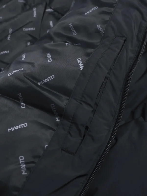 A stylish Manto Society Puffer Jacket in vibrant color.
