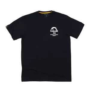 Manto Society T-Shirt on Model Man wearing a Manto Society t-shirt