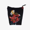 Manto Tengu Red and Black Fight Shorts Man wearing Manto Tengu Fight Shorts