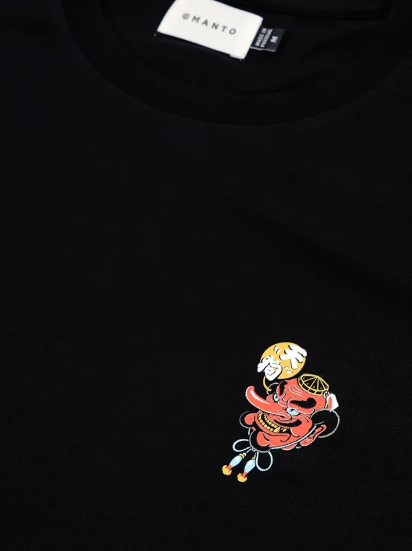 Graphic of Manto Tengu on a T-shirt