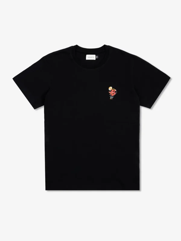Graphic Manto Tengu T-Shirt on a plain background