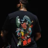 Graphic print of Manto Tengu on a T-shirt