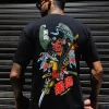 Graphic print of Manto Tengu on a t-shirt
