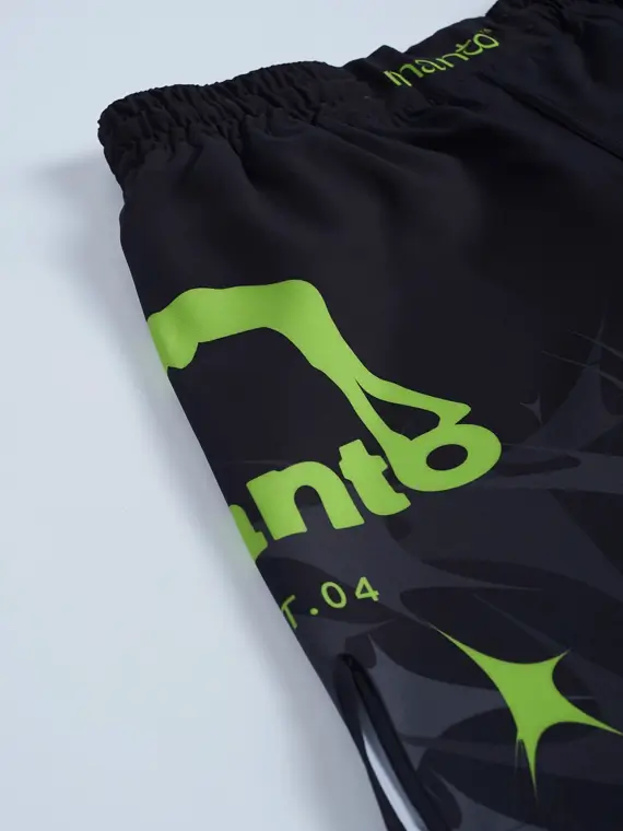 Manto Terra Fight Shorts in prominent display