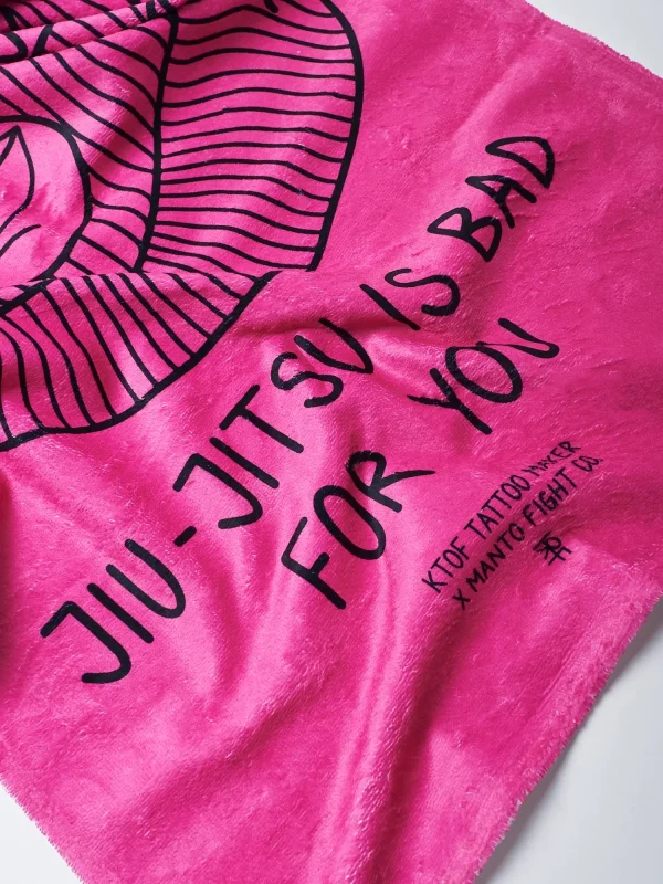 Manto x KTOF Balaclava Sports Towel on a white background