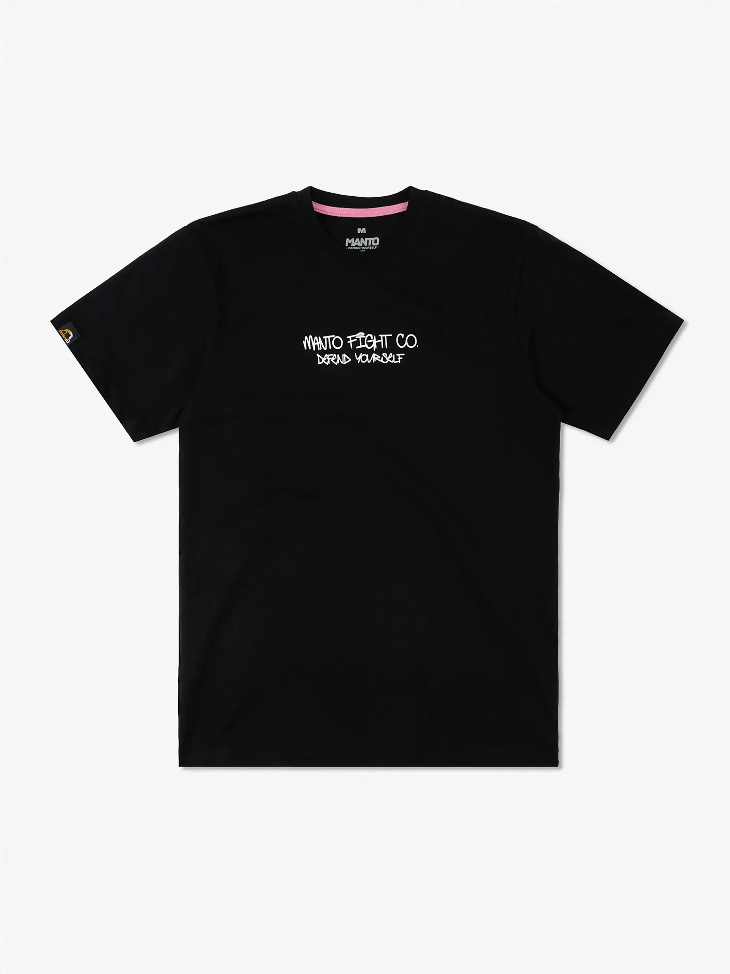 Manto x KTOF Legal T-Shirt laid flat on a light background