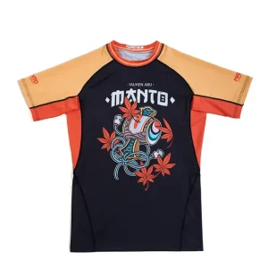 Male athlete wearing Manto x Yauhen Abu Fudo Rashguard