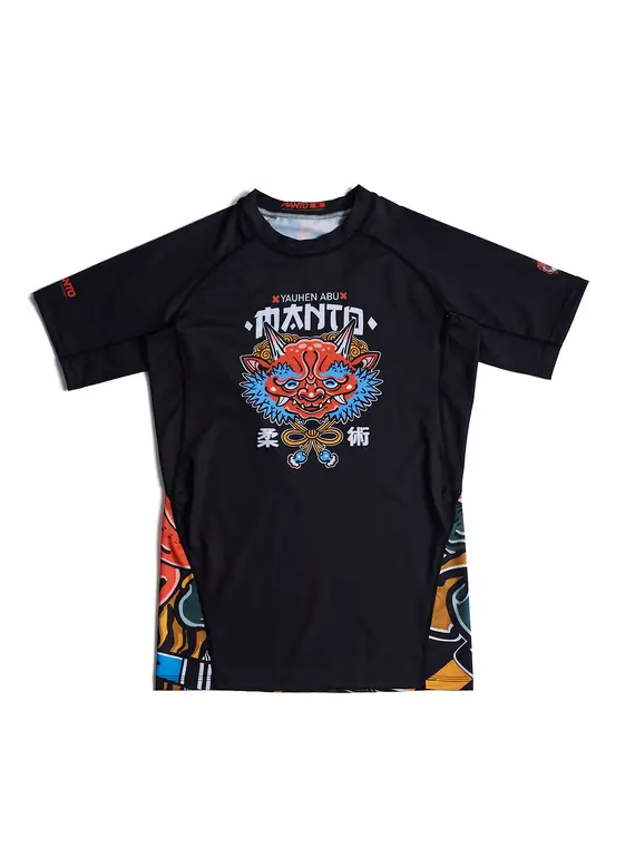 Manto x Yauhen Abu Oni Rashguard in action