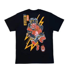 Close-up of Manto x Yauhen Abu Oni T-Shirt