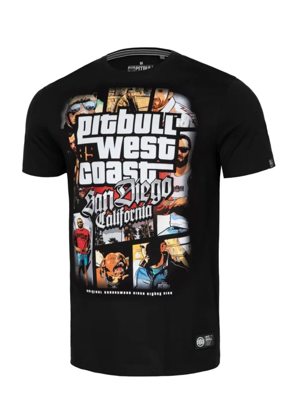 Graphic printed Pitbull Most Wanted T-Shirt
