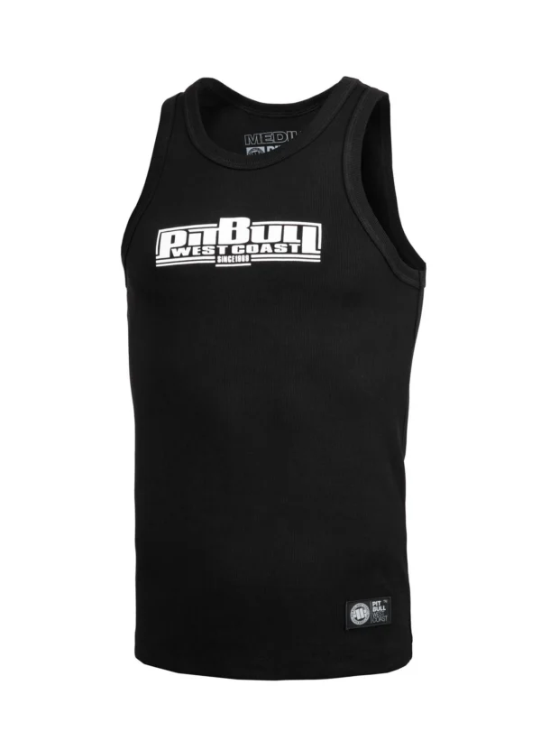 Pitbull Rib Boxing Tank Top Athletic man wearing 'Pitbull Rib Boxing Tank Top'