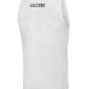 Pitbull Hilltop 190 Tank Top - White in White — rear print