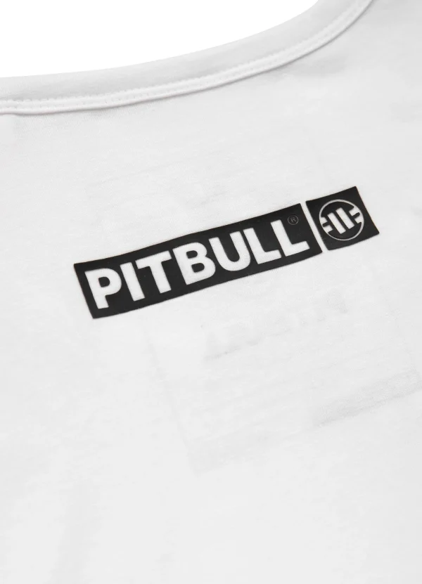 Pitbull Hilltop 190 Tank Top - White in White — folded layout