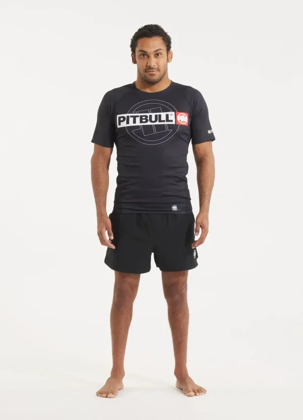 Pitbull Hilltop 2 Rash Guard Black Grey Camo 13 A product image showcasing the Pitbull Hilltop 2 Rash Guard.