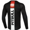 Pitbull Hilltop Sports Longsleeve Rash Guard Black 1 Man wearing the Pitbull Hilltop Sports Longsleeve Rash Guard in a active pose.