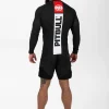 Pitbull Hilltop Sports Longsleeve Rash Guard Black 11 Man wearing a 'Pitbull Hilltop Sports Longsleeve Rash Guard'.