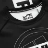 Pitbull Hilltop Sports Longsleeve Rash Guard Black 3 Athlete wearing the sleek Pitbull Hilltop Sports Longsleeve Rash Guard