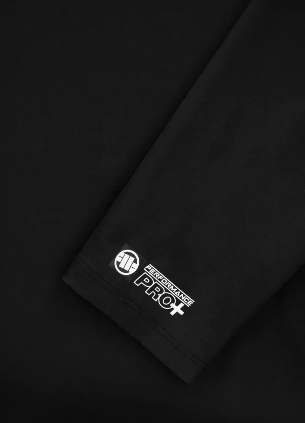 Pitbull Hilltop Sports Longsleeve Rash Guard Black 6 Pitbull Hilltop Sports Longsleeve Rash Guard, perfect for outdoor sports activities.