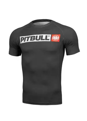 Pitbull Hilltop Sports Rash Guard The product image of 'Pitbull Hilltop Sports Rash Guard' showcasing its color, design, and texture.