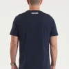 Pitbull Hilltop T Shirt Navy 2 Pitbull Hilltop T-Shirt - Navy in Navy — on‑body look