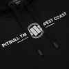 Pitbull Keep Rolling Hoodie Black 2 Black Pitbull Keep Rolling Hoodie featuring a distinctive logo.