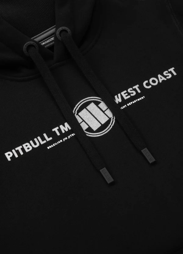 Pitbull Keep Rolling Hoodie Black 2 Black Pitbull Keep Rolling Hoodie featuring a distinctive logo.