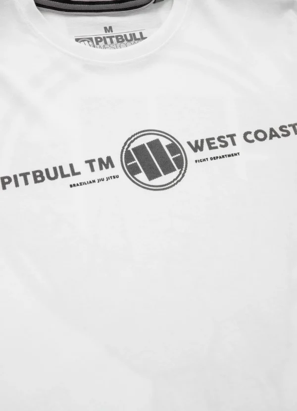 Pitbull Keep Rolling T Shirt White 5 Black and white Pitbull Keep Rolling T-Shirt design