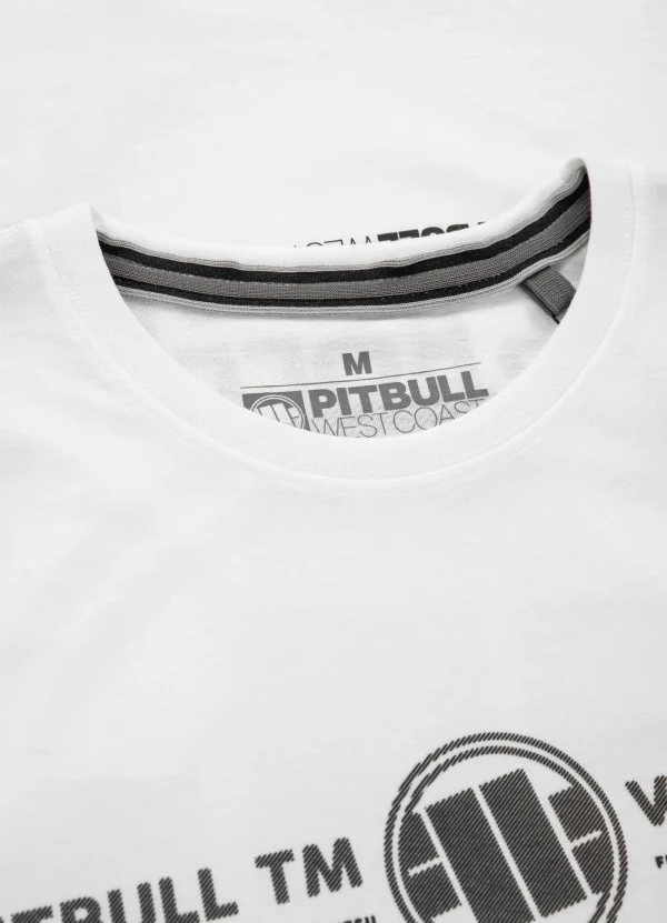 Pitbull Keep Rolling T Shirt White 6 Man wearing a Pitbull Keep Rolling T-Shirt