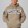 Pitbull Mens Sherwood Hoodie Beige 1 Pitbull Men's Sherwood Hoodie in high quality fabric
