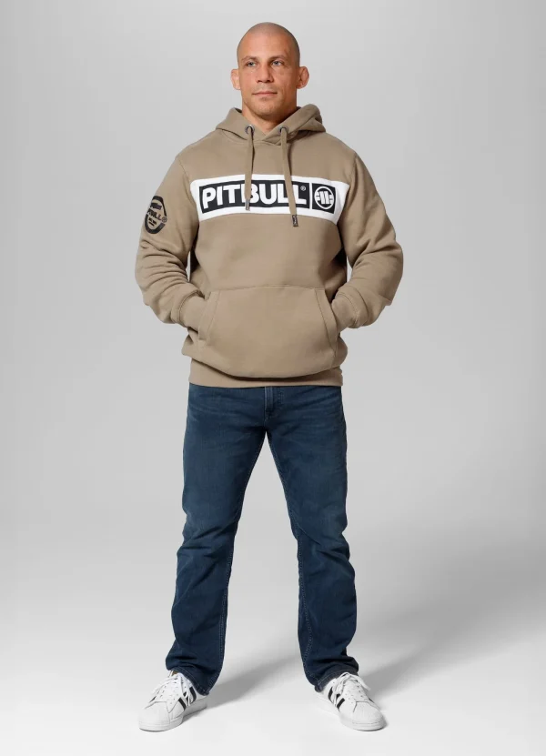 Pitbull Mens Sherwood Hoodie Beige 2 Stylish 'Pitbull Men's Sherwood Hoodie' in a charcoal grey colorway.