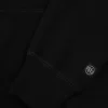 Pitbull Most Wanted Hoodie Black 5 Close-up view of the black Pitbull Most Wanted Hoodie, showcasing the intricate, high-quality design featuring a vibrant pitbull motif.