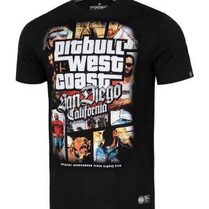 Graphic printed Pitbull Most Wanted T-Shirt