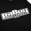 Pitbull Rib Boxing Tank Top Black 2 Man wearing the 'Pitbull Rib Boxing Tank Top'.