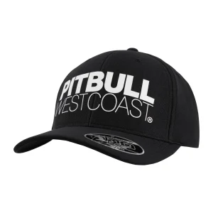A stylish 'Pitbull Seascape Snapback Cap' featuring a dynamic oceanic graphic.