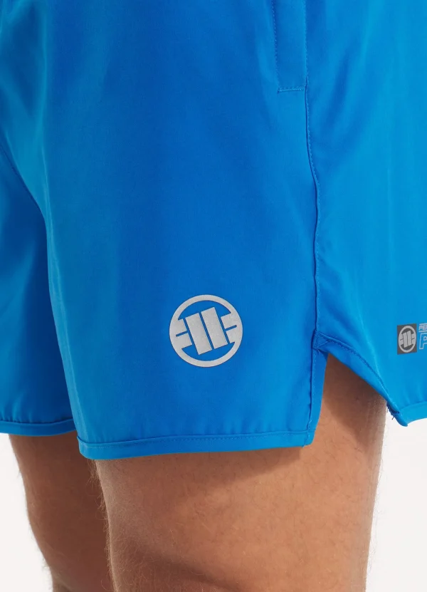 Pitbull Sports Shorts Performance Pro Plus Small Logo Ii Blue 3 Pitbull Sports Shorts Performance Pro Plus Small Logo II in gray color