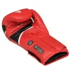 RDX Boxing Gloves Aura Plus T-17 in red and black