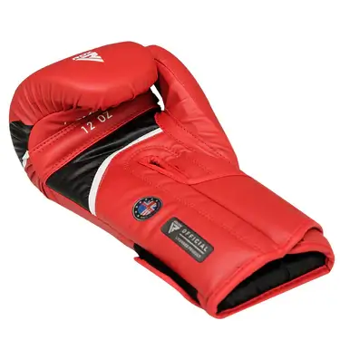 RDX Boxing Gloves Aura Plus T-17 in red and black