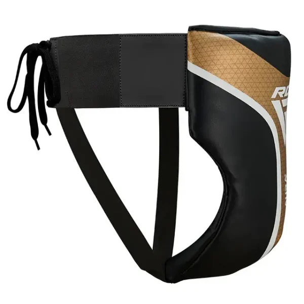 Rdx Groin Guard Aura Plus T 17 Black Gold 1 RDX Groin Guard Aura Plus T-17 in Black