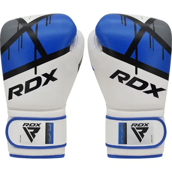 A closeup image featuring RDX J7 Kids Boxing Gloves