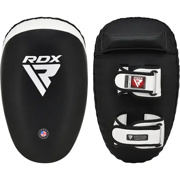 RDX T3 Muay Thai Kick Pads in action