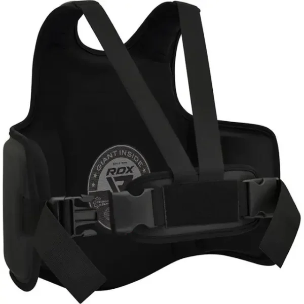 RDX F6 Kara Coach Chest Protector in a boxing training session