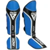 RDX Shin Guards Aura Plus T-17 on white background