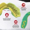 Safejawz Extro Series Ogre Mouth Guard Green Yellow 1 Image of Safejawz Extro Series Ogre Mouth Guard for sports protection